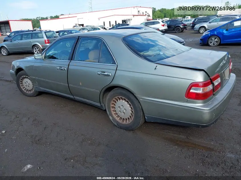 2002 Infiniti Qx4 Luxury VIN: JNRDR09Y72W261786 Lot: 45060624