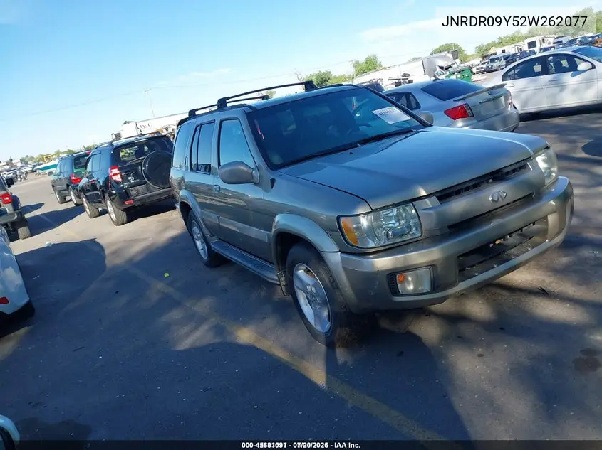 2002 Infiniti Qx4 Luxury VIN: JNRDR09Y52W262077 Lot: 45681091