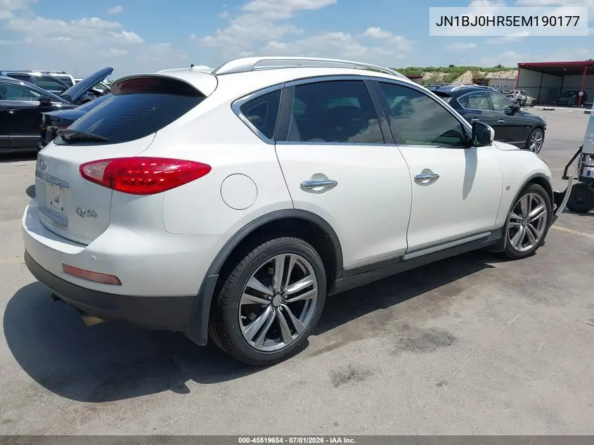 2014 Infiniti Qx50 Journey VIN: JN1BJ0HR5EM190177 Lot: 45519654