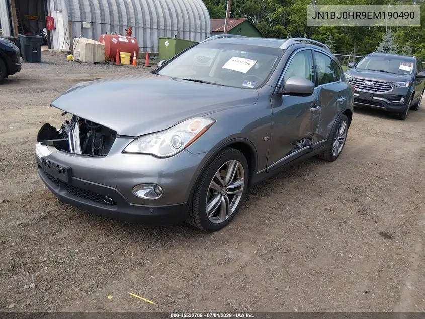 2014 Infiniti Qx50 Journey VIN: JN1BJ0HR9EM190490 Lot: 45532706