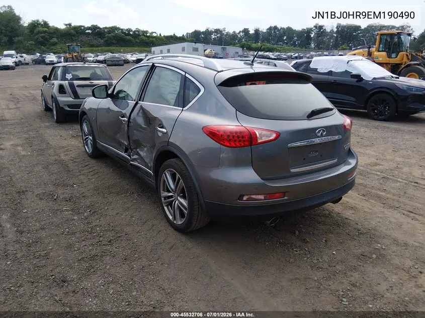 2014 Infiniti Qx50 Journey VIN: JN1BJ0HR9EM190490 Lot: 45532706