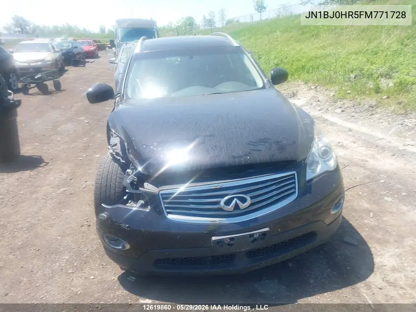 2015 Infiniti Qx50 VIN: JN1BJ0HR5FM771728 Lot: 12619860