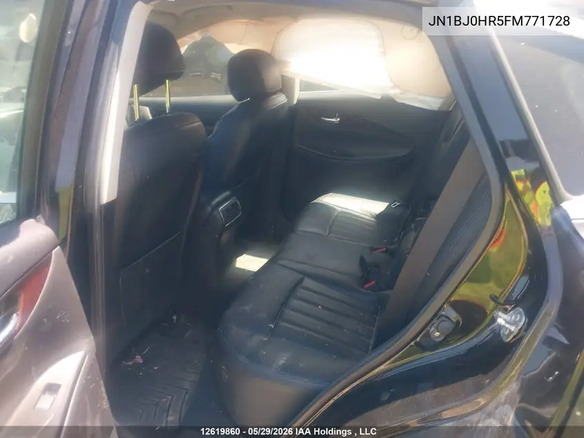 2015 Infiniti Qx50 VIN: JN1BJ0HR5FM771728 Lot: 12619860