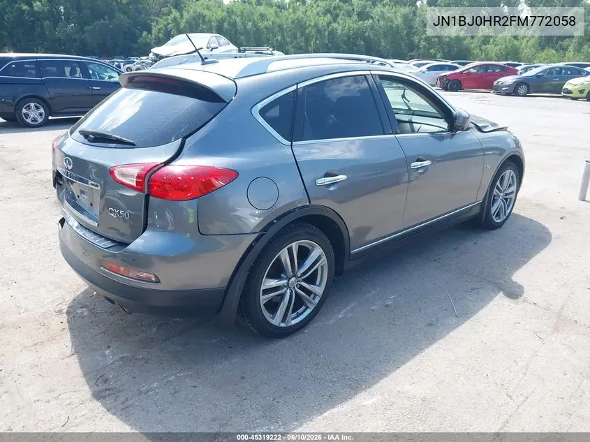 2015 Infiniti Qx50 Journey VIN: JN1BJ0HR2FM772058 Lot: 45319222