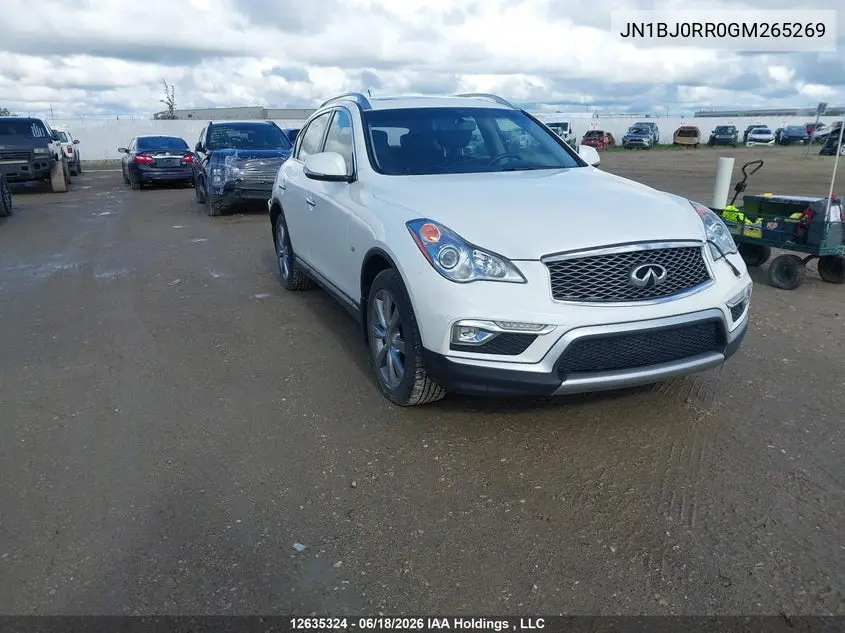 2016 Infiniti Qx50 VIN: JN1BJ0RR0GM265269 Lot: 12635324