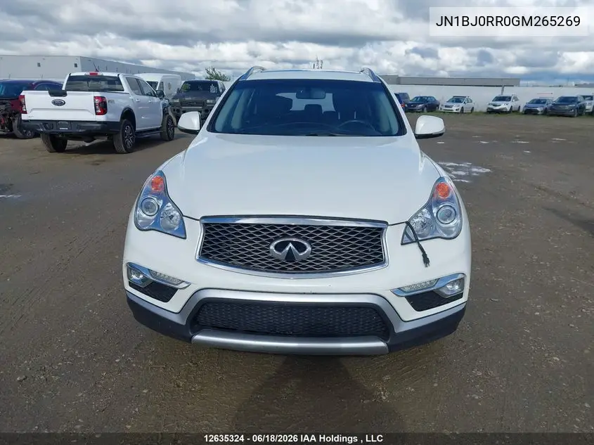 2016 Infiniti Qx50 VIN: JN1BJ0RR0GM265269 Lot: 12635324