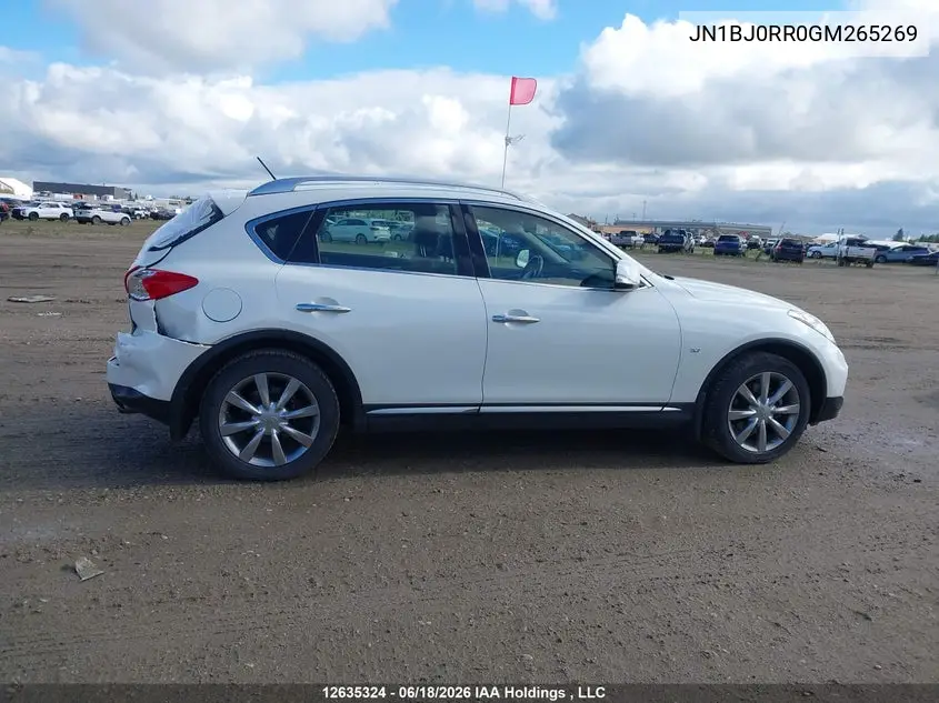 2016 Infiniti Qx50 VIN: JN1BJ0RR0GM265269 Lot: 12635324