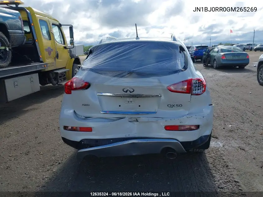 2016 Infiniti Qx50 VIN: JN1BJ0RR0GM265269 Lot: 12635324