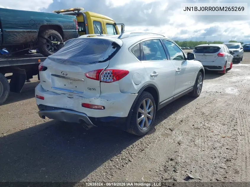 2016 Infiniti Qx50 VIN: JN1BJ0RR0GM265269 Lot: 12635324