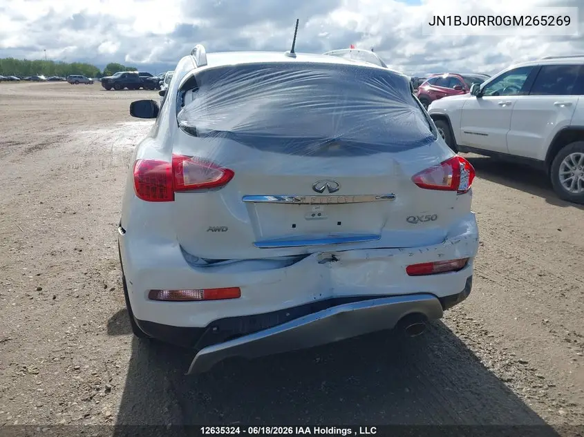 2016 Infiniti Qx50 VIN: JN1BJ0RR0GM265269 Lot: 12635324