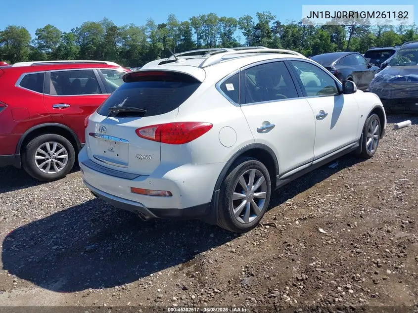 2016 Infiniti Qx50 VIN: JN1BJ0RR1GM261182 Lot: 45302517