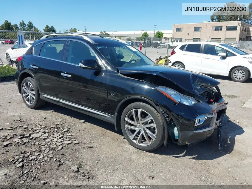 2016 Infiniti Qx50 VIN: JN1BJ0RP2GM232630 Lot: 45376673