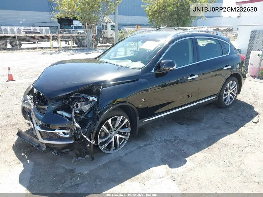 2016 Infiniti Qx50 VIN: JN1BJ0RP2GM232630 Lot: 45376673