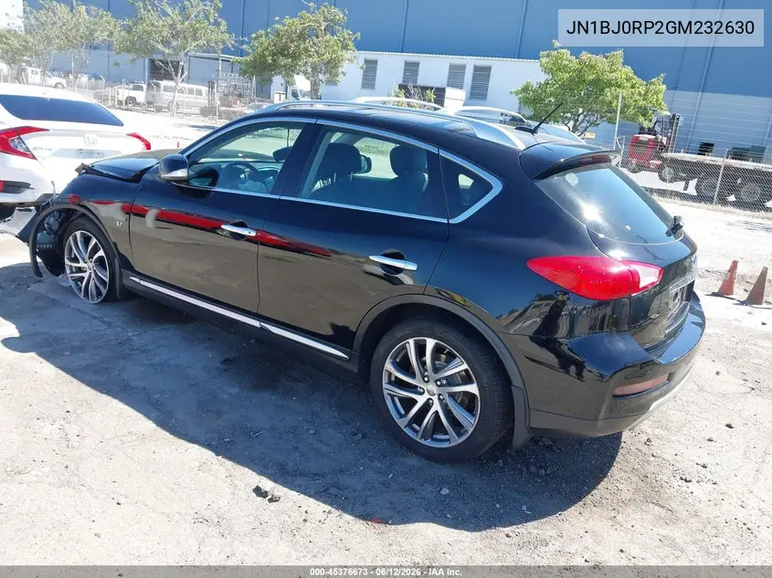 2016 Infiniti Qx50 VIN: JN1BJ0RP2GM232630 Lot: 45376673