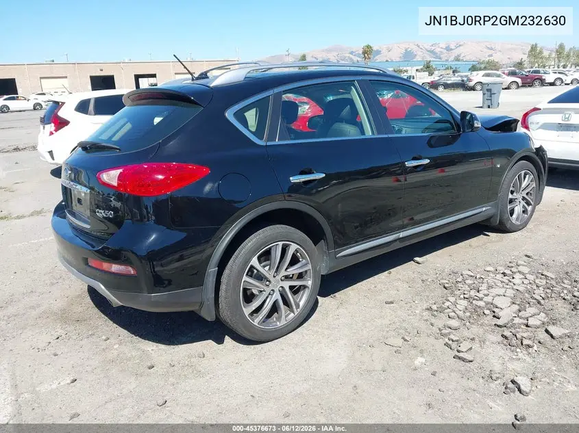 2016 Infiniti Qx50 VIN: JN1BJ0RP2GM232630 Lot: 45376673