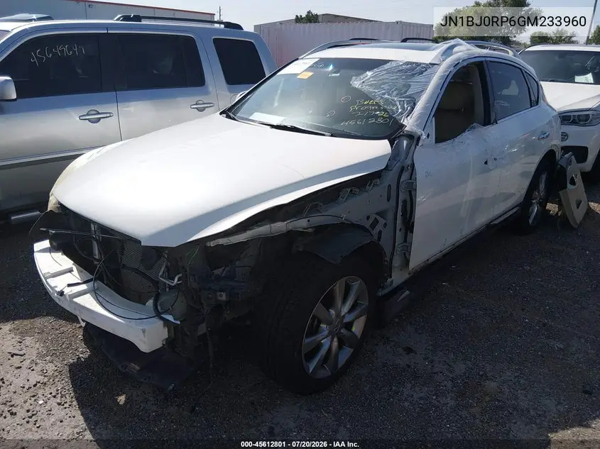 2016 Infiniti Qx50 VIN: JN1BJ0RP6GM233960 Lot: 45612801