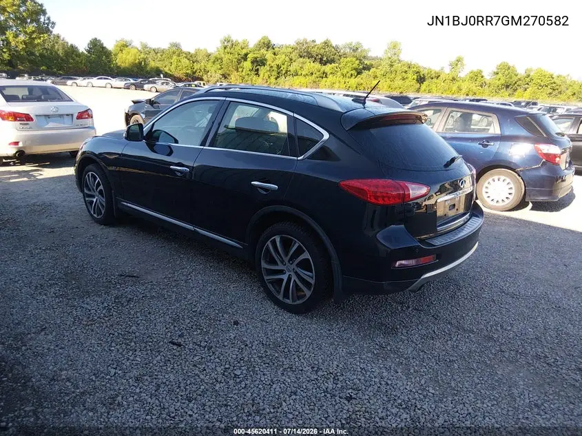 2016 Infiniti Qx50 VIN: JN1BJ0RR7GM270582 Lot: 45620411
