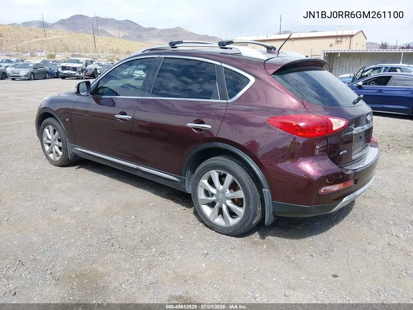 2016 Infiniti Qx50 VIN: JN1BJ0RR6GM261100 Lot: 45652929