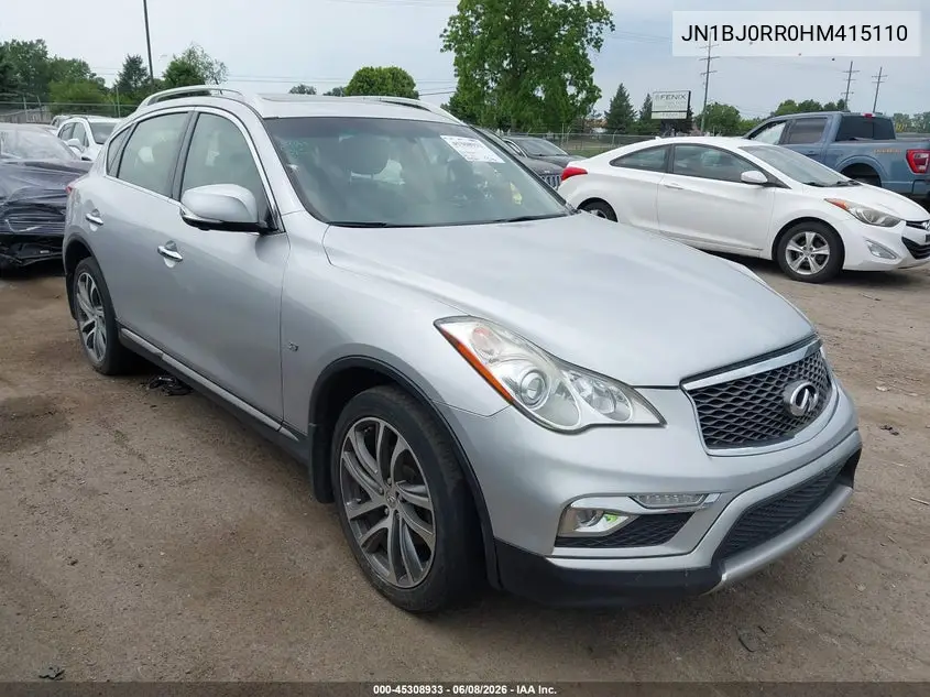 2017 Infiniti Qx50 VIN: JN1BJ0RR0HM415110 Lot: 45308933