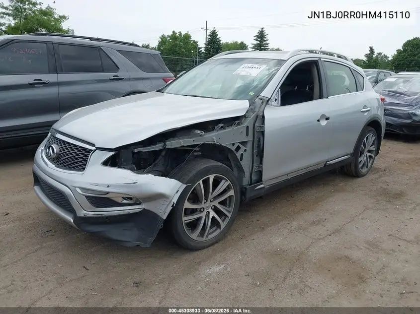 2017 Infiniti Qx50 VIN: JN1BJ0RR0HM415110 Lot: 45308933