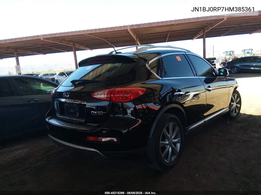 2017 Infiniti Qx50 VIN: JN1BJ0RP7HM385361 Lot: 45315396
