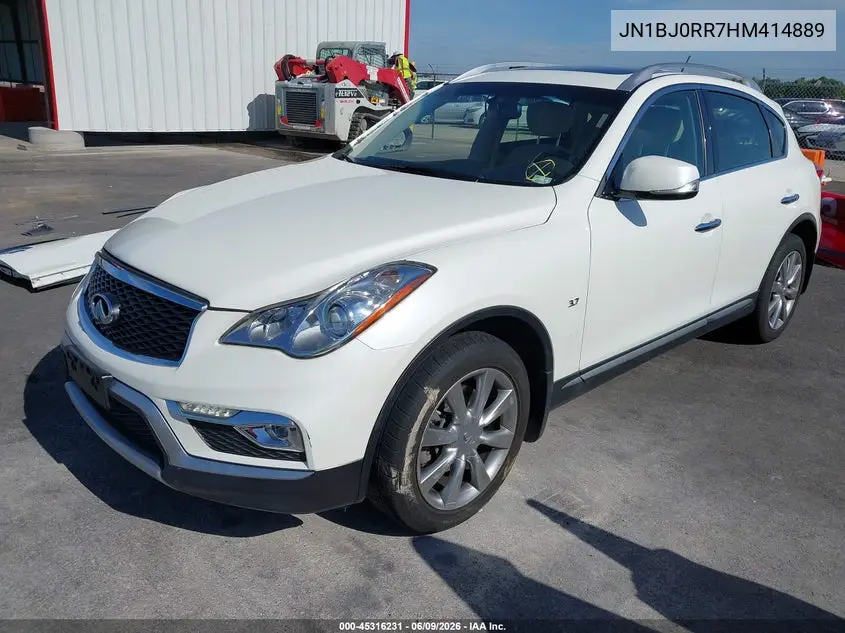 2017 Infiniti Qx50 VIN: JN1BJ0RR7HM414889 Lot: 45316231