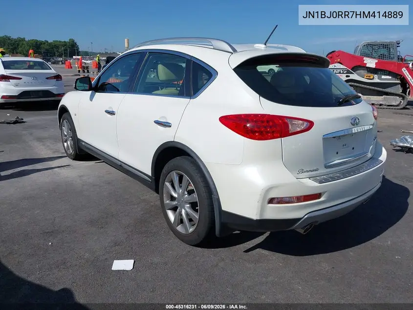 2017 Infiniti Qx50 VIN: JN1BJ0RR7HM414889 Lot: 45316231