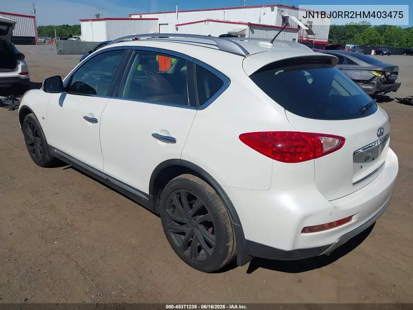 2017 Infiniti Qx50 VIN: JN1BJ0RR2HM403475 Lot: 45371238