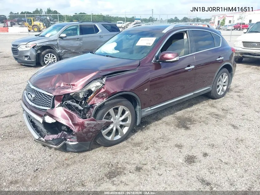 2017 Infiniti Qx50 VIN: JN1BJ0RR1HM416511 Lot: 45393623