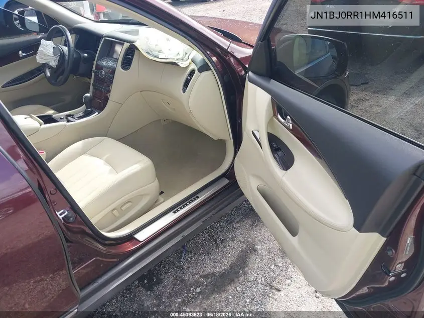 2017 Infiniti Qx50 VIN: JN1BJ0RR1HM416511 Lot: 45393623