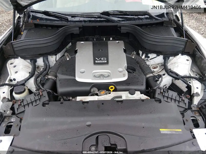 2017 Infiniti Qx50 VIN: JN1BJ0RR7HM410406 Lot: 45542767