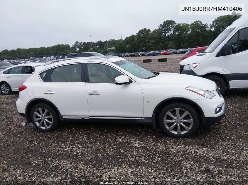 2017 Infiniti Qx50 VIN: JN1BJ0RR7HM410406 Lot: 45542767