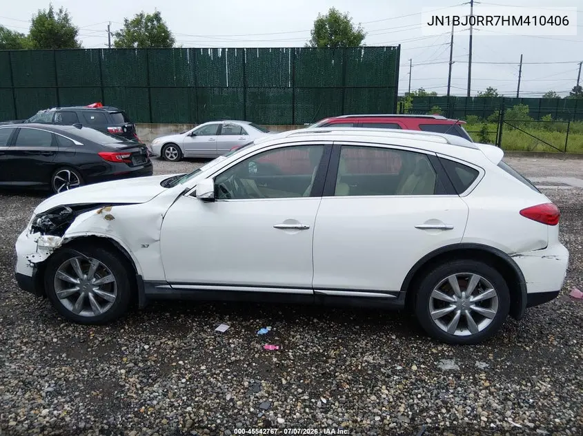 2017 Infiniti Qx50 VIN: JN1BJ0RR7HM410406 Lot: 45542767