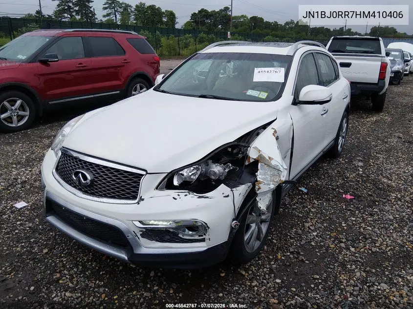2017 Infiniti Qx50 VIN: JN1BJ0RR7HM410406 Lot: 45542767