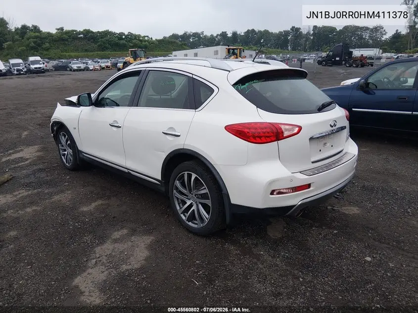 2017 Infiniti Qx50 VIN: JN1BJ0RR0HM411378 Lot: 45560802
