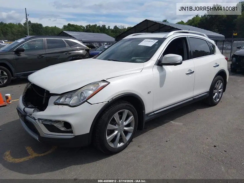 2017 Infiniti Qx50 VIN: JN1BJ0RR5HM410081 Lot: 45596912