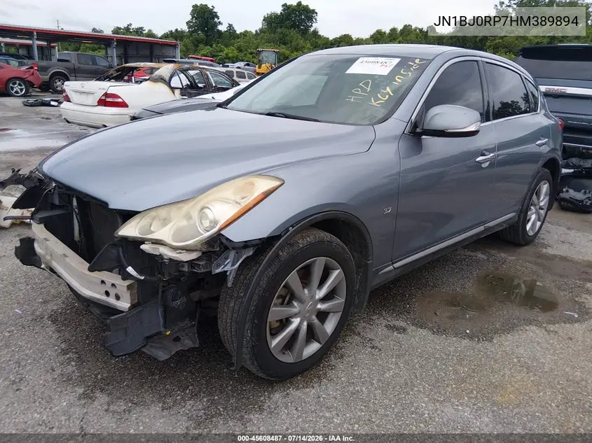 2017 Infiniti Qx50 VIN: JN1BJ0RP7HM389894 Lot: 45608487