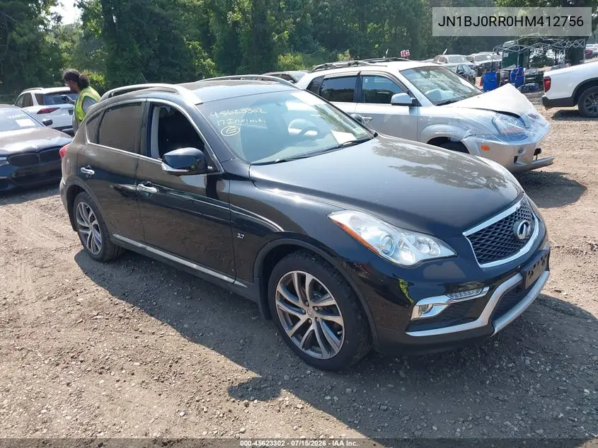 2017 Infiniti Qx50 VIN: JN1BJ0RR0HM412756 Lot: 45623302