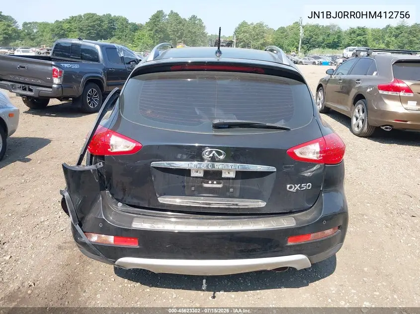 2017 Infiniti Qx50 VIN: JN1BJ0RR0HM412756 Lot: 45623302