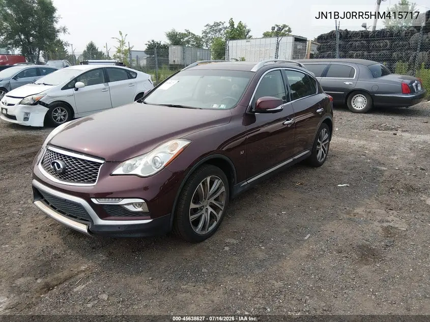 2017 Infiniti Qx50 VIN: JN1BJ0RR5HM415717 Lot: 45638627