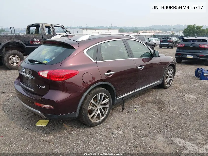 2017 Infiniti Qx50 VIN: JN1BJ0RR5HM415717 Lot: 45638627