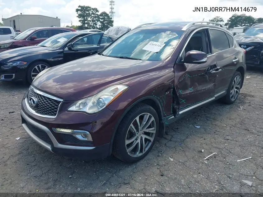 2017 Infiniti Qx50 VIN: JN1BJ0RR7HM414679 Lot: 45651321