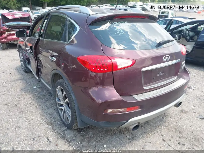2017 Infiniti Qx50 VIN: JN1BJ0RR7HM414679 Lot: 45651321