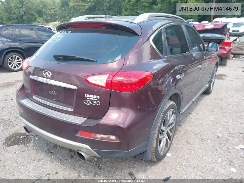 2017 Infiniti Qx50 VIN: JN1BJ0RR7HM414679 Lot: 45651321