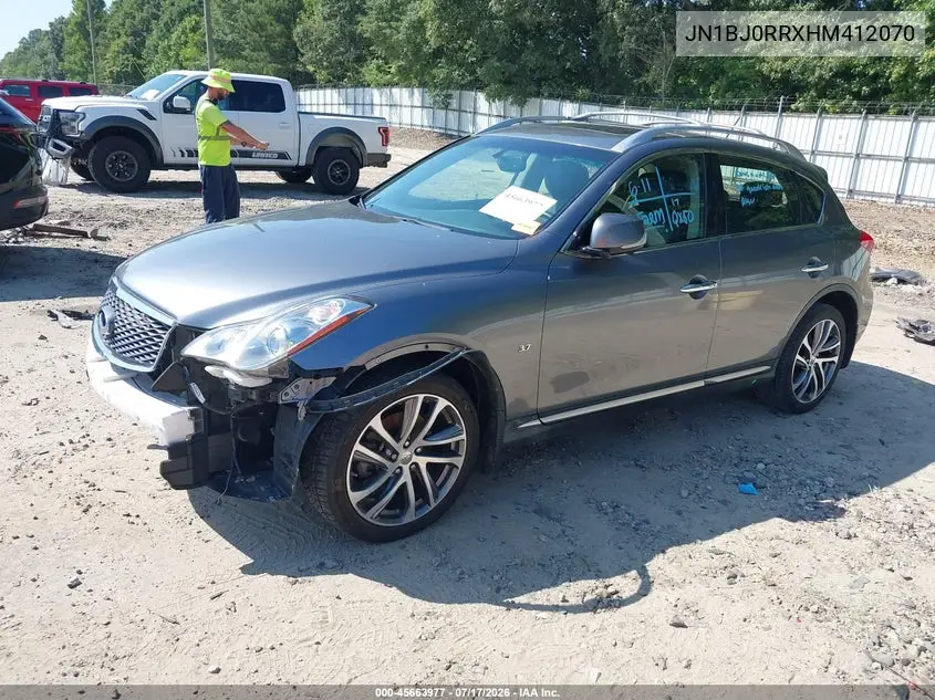 2017 Infiniti Qx50 VIN: JN1BJ0RRXHM412070 Lot: 45663977