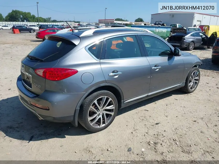 2017 Infiniti Qx50 VIN: JN1BJ0RRXHM412070 Lot: 45663977