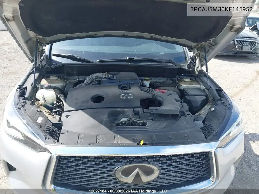 2019 Infiniti Qx50 Essential/Pure VIN: 3PCAJ5M30KF145952 Lot: 12627184