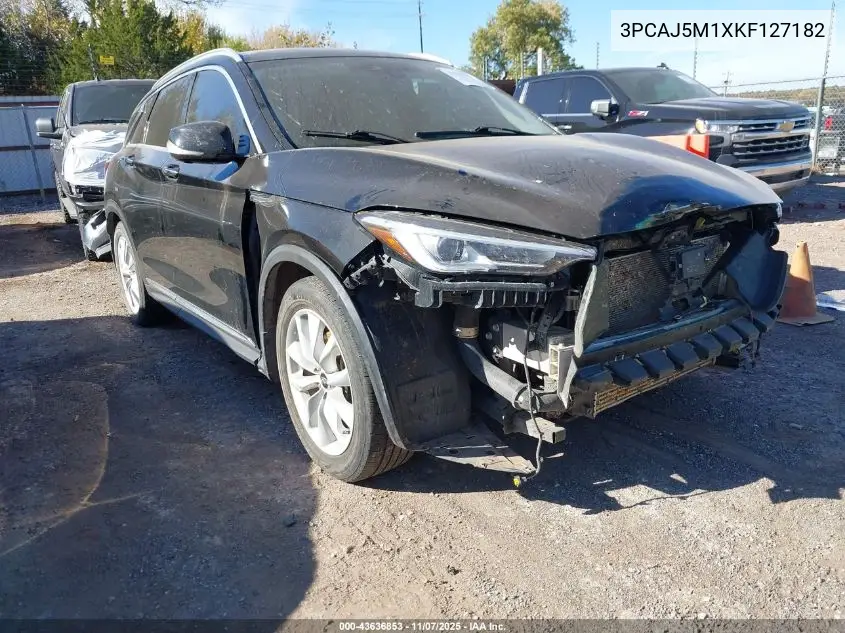 3PCAJ5M1XKF127182 2019 Infiniti Qx50 Essential