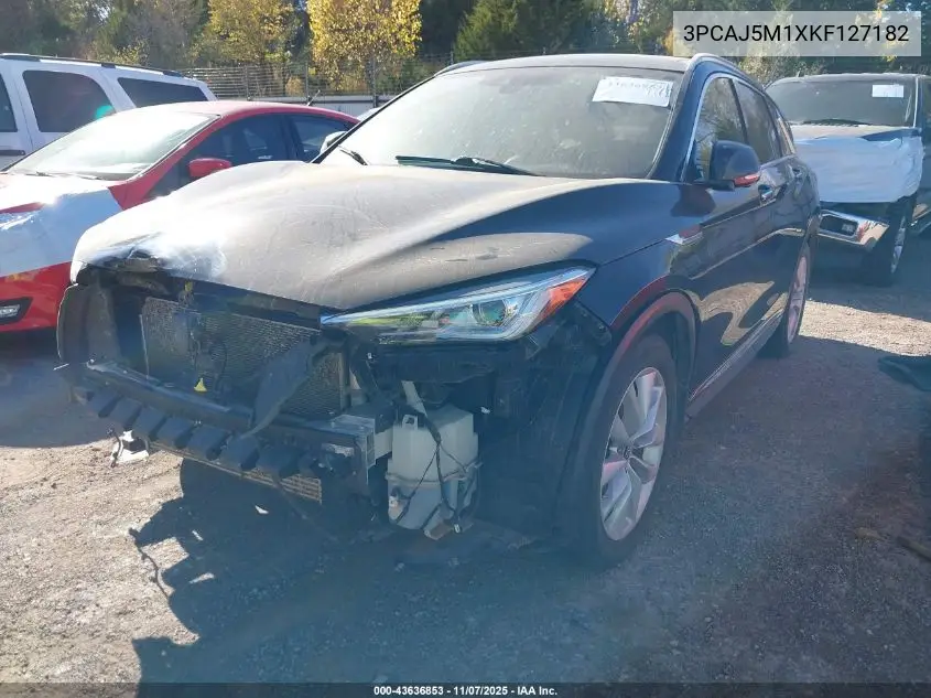 3PCAJ5M1XKF127182 2019 Infiniti Qx50 Essential