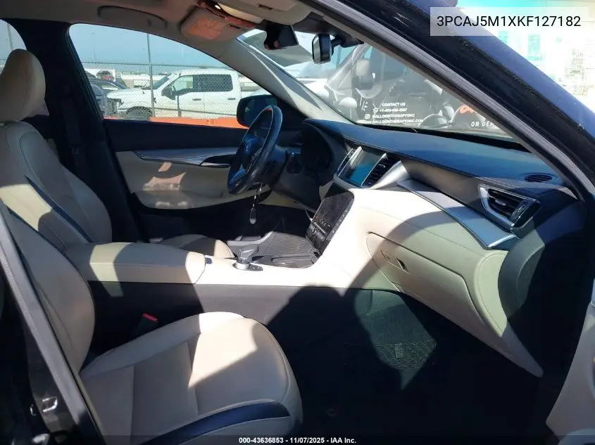 3PCAJ5M1XKF127182 2019 Infiniti Qx50 Essential